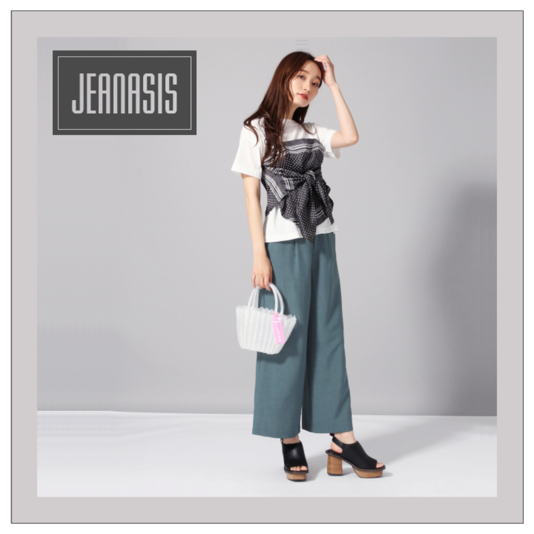 JEANASIS(ジーナシス)の送料込み【JEANASIS】アソートスカーフビスチェTEE ジーナシスTシャツ レディースのトップス(Tシャツ(半袖/袖なし))の商品写真