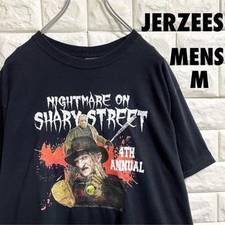 ジャージーズ(JERZEES)のUS古着　ジャージーズ　ジェイソン　フレディ　Tシャツ　バンドT Mサイズ(Tシャツ/カットソー(半袖/袖なし))