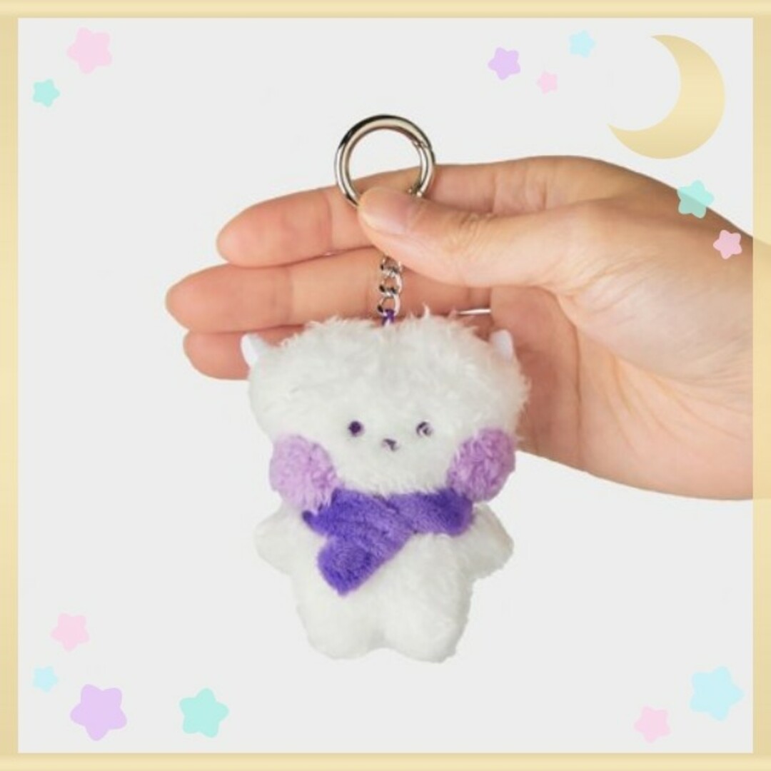 BT21(ビーティーイシビル)の✦公式✦BT21 RJ BTS JIN  purple keyring レディースのファッション小物(キーホルダー)の商品写真