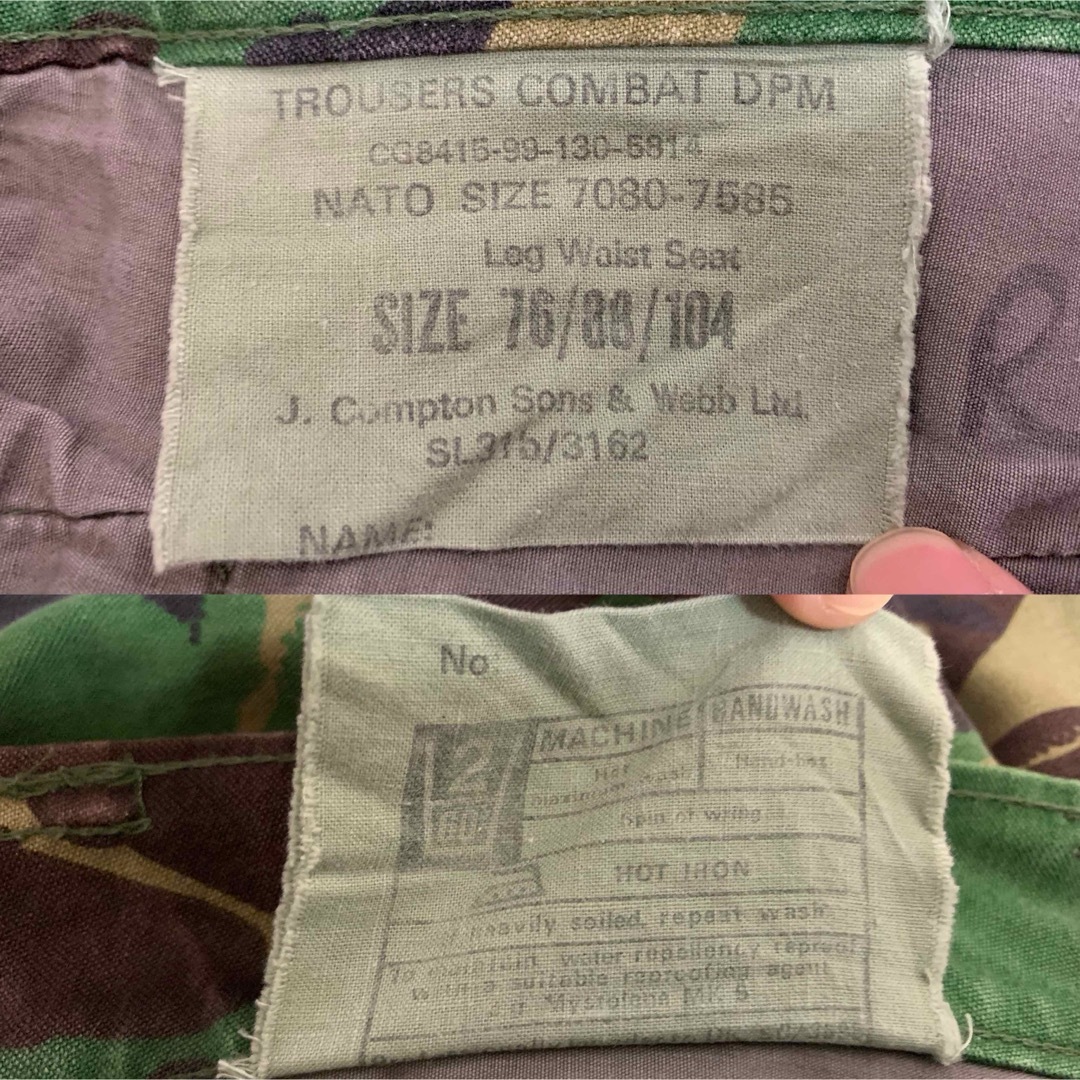 VINTAGE(ヴィンテージ)のUK VINTAGE ヴィンテージ イギリス軍 迷彩 カモフラ コンバットパンツ メンズのパンツ(ワークパンツ/カーゴパンツ)の商品写真