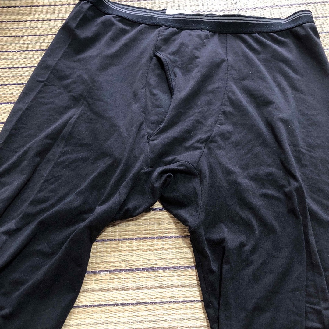 【メンズ】インナー　パンツ　スパッツ　ステテコ　黒 メンズのレッグウェア(レギンス/スパッツ)の商品写真