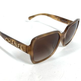 CHANEL - シャネル CHANEL ロゴ 5408-A アイウェア 眼鏡 メガネ サングラス プラスチック ブラウン 美品