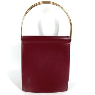 Cartier - カルティエ CARTIER トリニティ ショルダーバッグ カバン ハンドバッグ レザー ワインレッド