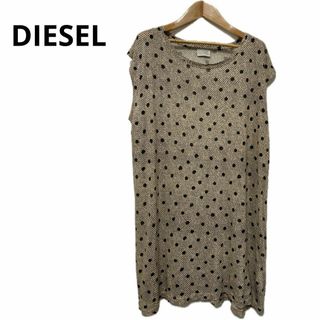 ディーゼル(DIESEL)のDIESEL ディーゼル チュニック ワンピース ノースリーブ 麻100%(チュニック)