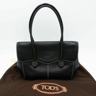 TOD'S - TOD’S トッズ ハンドバッグ トートバッグ レザー ブラック レディース