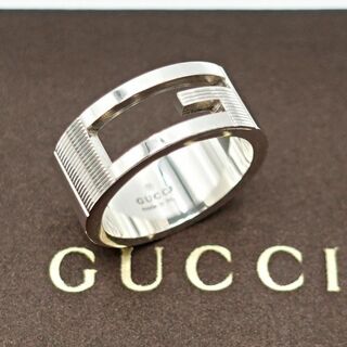 Gucci - 10.5号 GUCCI グッチ ブランテッドG リング シルバー 925