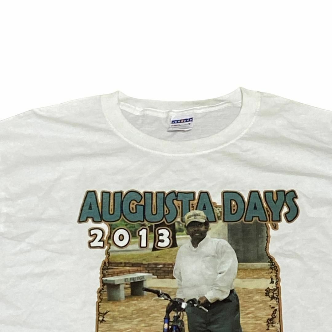 JERZEES(ジャージーズ)のジャージーズ 半袖Tシャツ AUGUSTA DAYS US企業 白T c55 メンズのトップス(Tシャツ/カットソー(半袖/袖なし))の商品写真