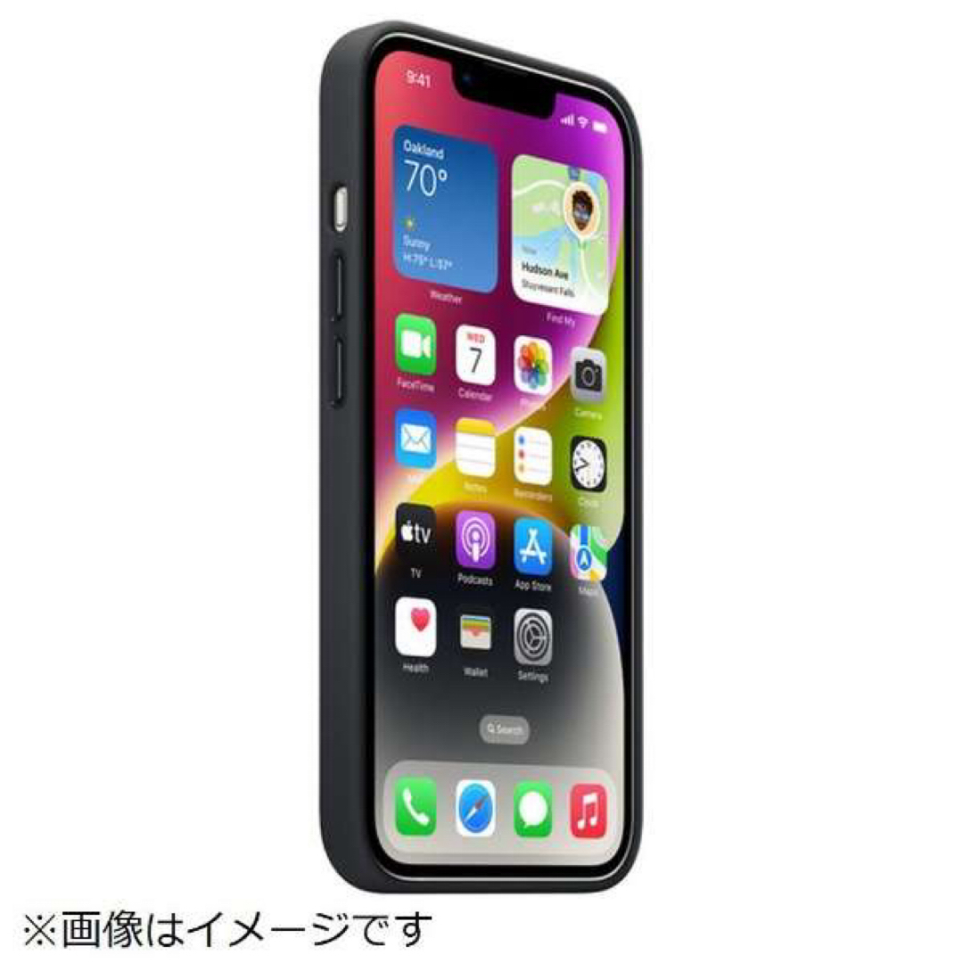 iPhone(アイフォーン)のiPhone 14 Plus 純正レザーケース ミッドナイト スマホ/家電/カメラのスマホアクセサリー(iPhoneケース)の商品写真