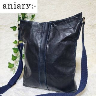 aniary - 【美品】アニアリ aniary ショルダーバッグ  レザー メッセンジャーバッグ