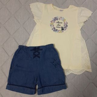 ANNA SUI mini - 【中古.】　アナスイミニ　Tシャツ　ショートパンツ