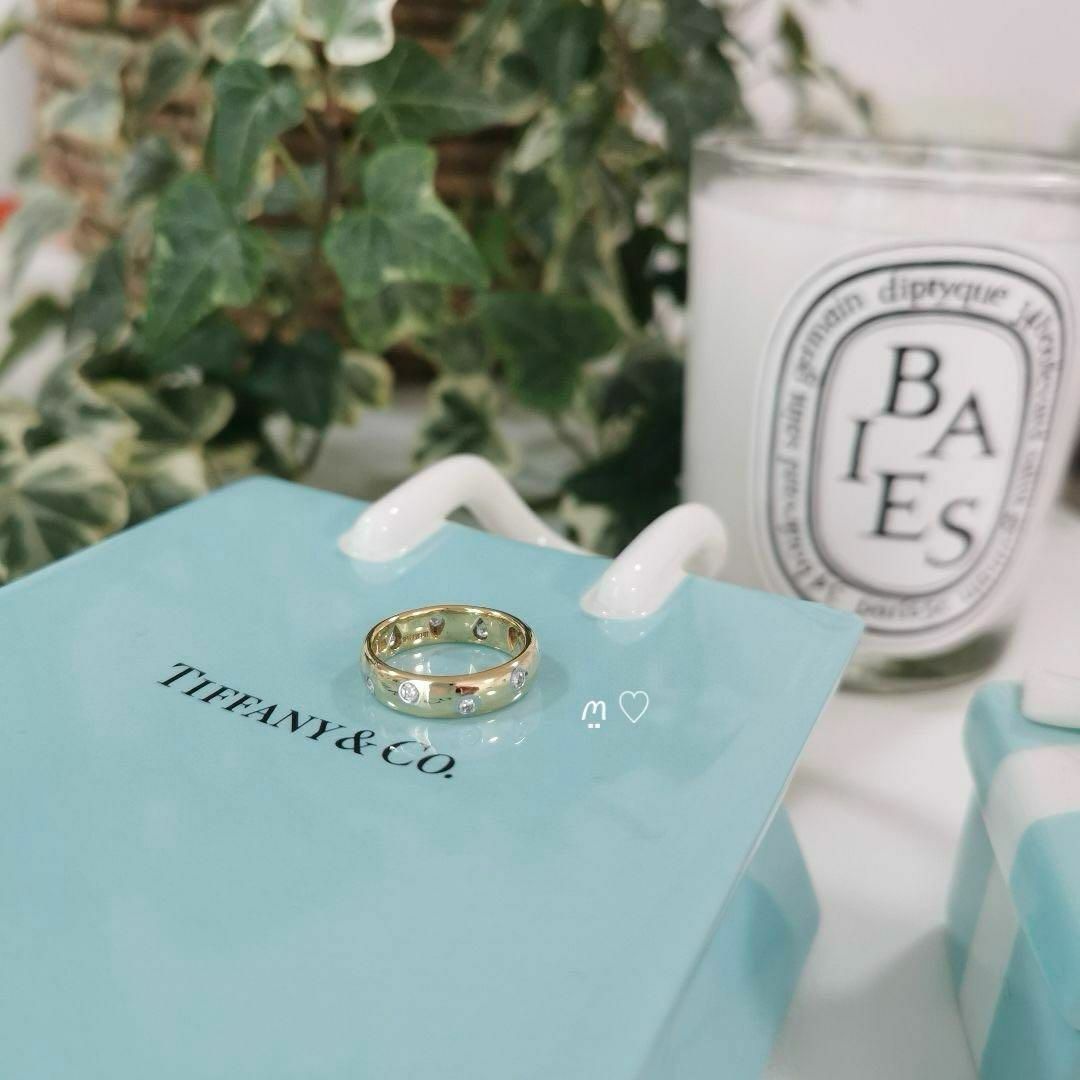 Tiffany & Co.(ティファニー)のティファニー　ダイヤモンドドッツリング　6号　Ꮶ18イエローゴールド　プラチナ レディースのアクセサリー(リング(指輪))の商品写真