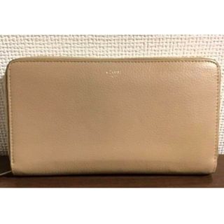 セリーヌ(celine)の［セリーヌ］レザー ラウンドファスナー 長財布(財布)