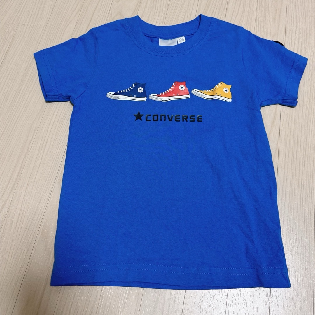 CONVERSE(コンバース)の【美品】CONVERSE★Tシャツ  100サイズ キッズ/ベビー/マタニティのキッズ服女の子用(90cm~)(Tシャツ/カットソー)の商品写真