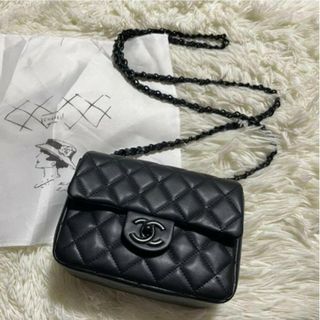 シャネル(CHANEL)の可愛い♡ シャネル マテラッセ ミニフラップバッグ  チェーンショルダーバッグ(ロングワンピース/マキシワンピース)