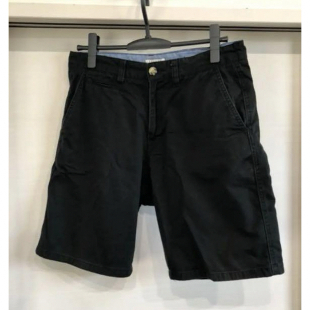 BROWNY(ブラウニー)の1256 BROWNY 綿　ハーフパンツ　メンズ　ブラック　L メンズのパンツ(ショートパンツ)の商品写真