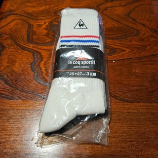 ルコックスポルティフ(le coq sportif)のルコックスポルティフ le coq sportif ソックス3足組 25～27㎝(ソックス)