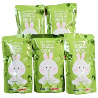 韓国パウチエイド マスカットエイド味5袋セット(230ml×5袋)(ソフトドリンク)