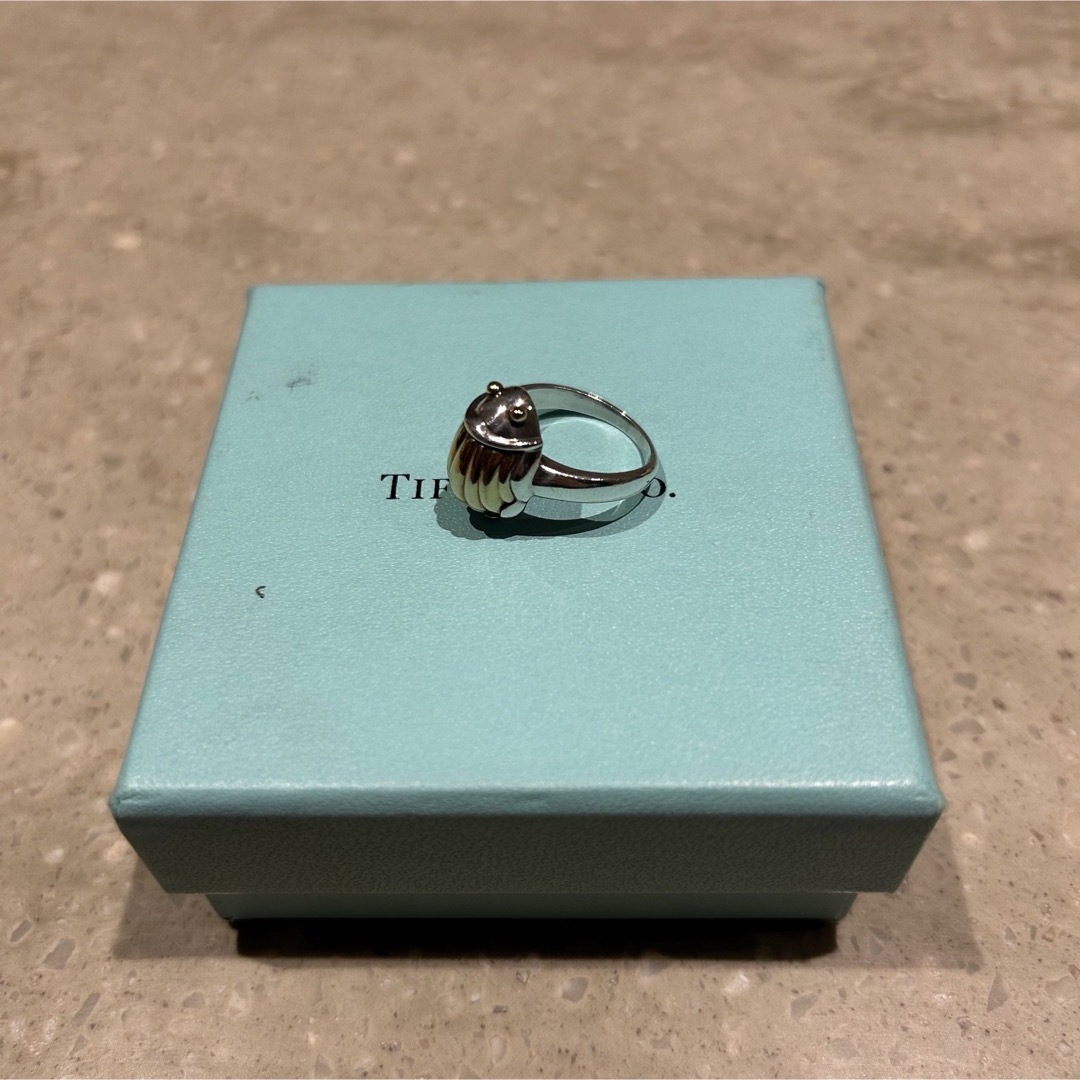 Tiffany & Co.(ティファニー)のTiffany ティファニー スカラベ リング 925 750 コンビ メンズのアクセサリー(リング(指輪))の商品写真