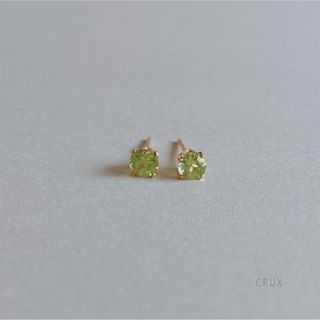 [14kgf]  ペリドットピアス/イヤリング(ピアス)