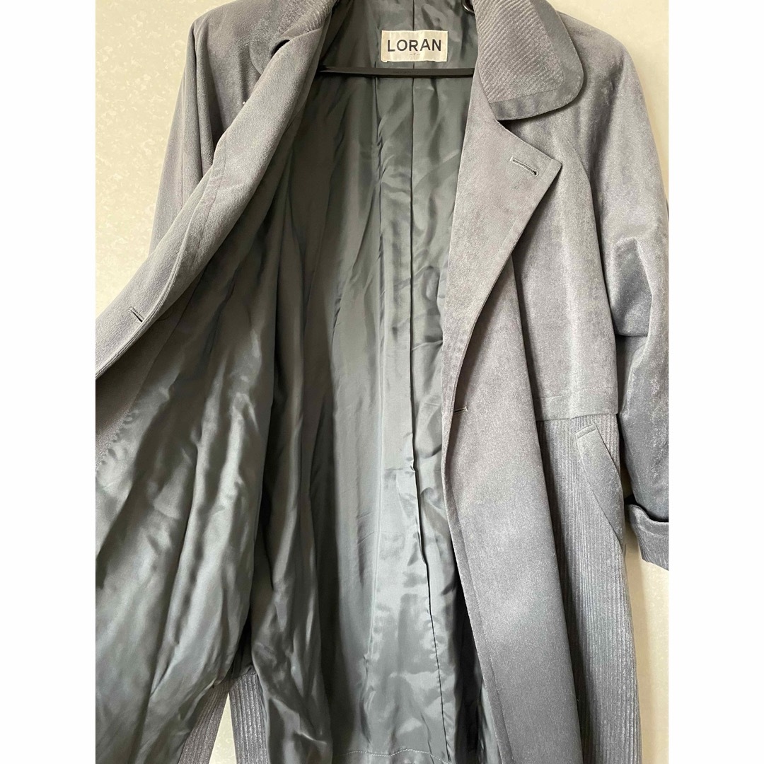 コート グレー レディースのジャケット/アウター(ピーコート)の商品写真