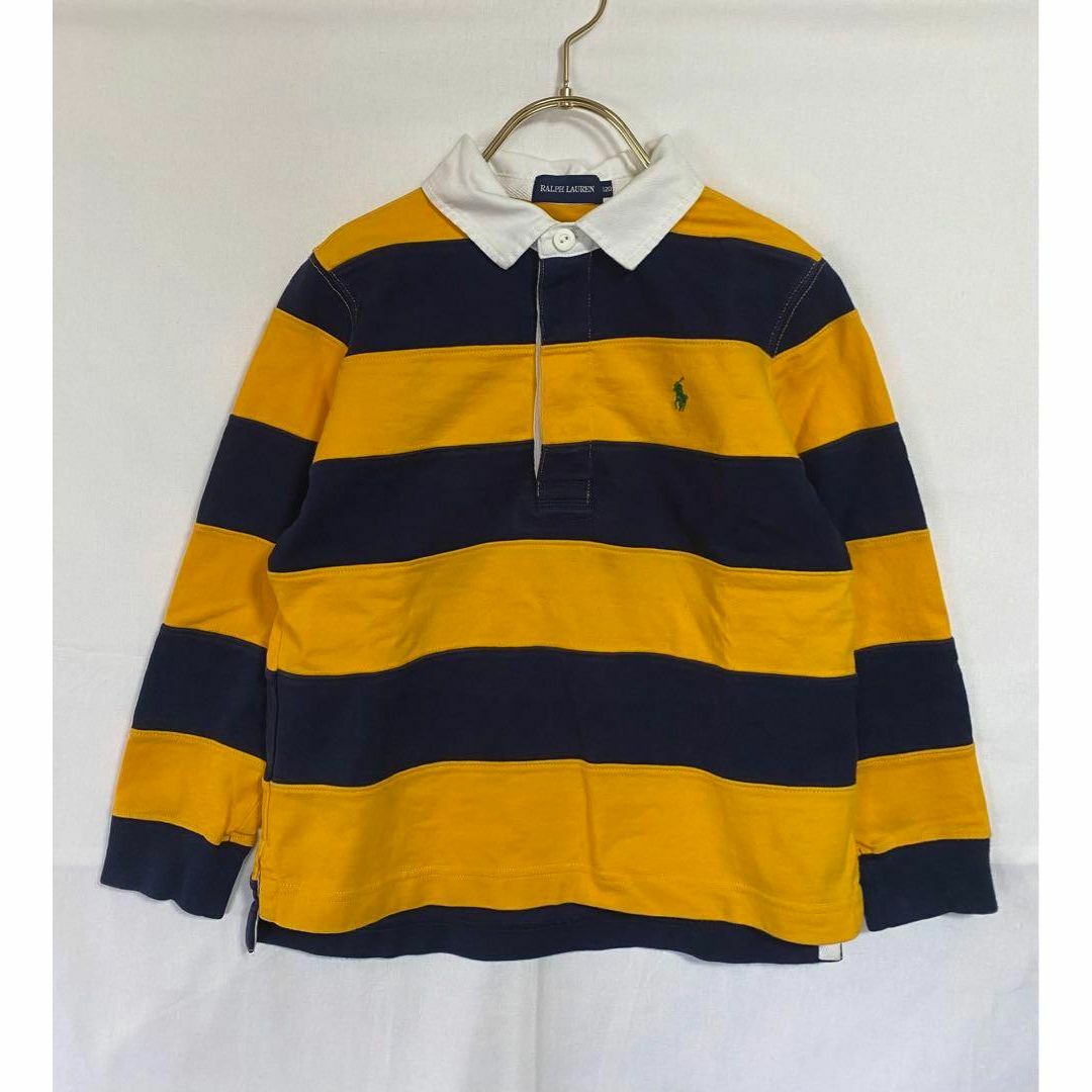 Ralph Lauren(ラルフローレン)のラルフローレン　ラガーシャツ　ワンポイントロゴ　長袖　120 キッズ/ベビー/マタニティのキッズ服男の子用(90cm~)(Tシャツ/カットソー)の商品写真