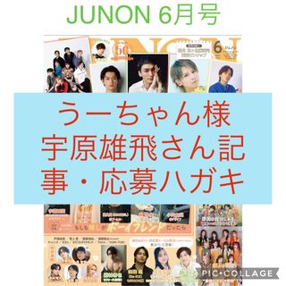 JUNON ジュノン6月号　通常盤　切り抜き　(音楽/芸能)