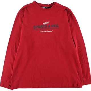 エディーバウアー(Eddie Bauer)の古着 エディーバウアー Eddie Bauer ロングTシャツ ロンT メンズL /eaa430007(Tシャツ/カットソー(半袖/袖なし))