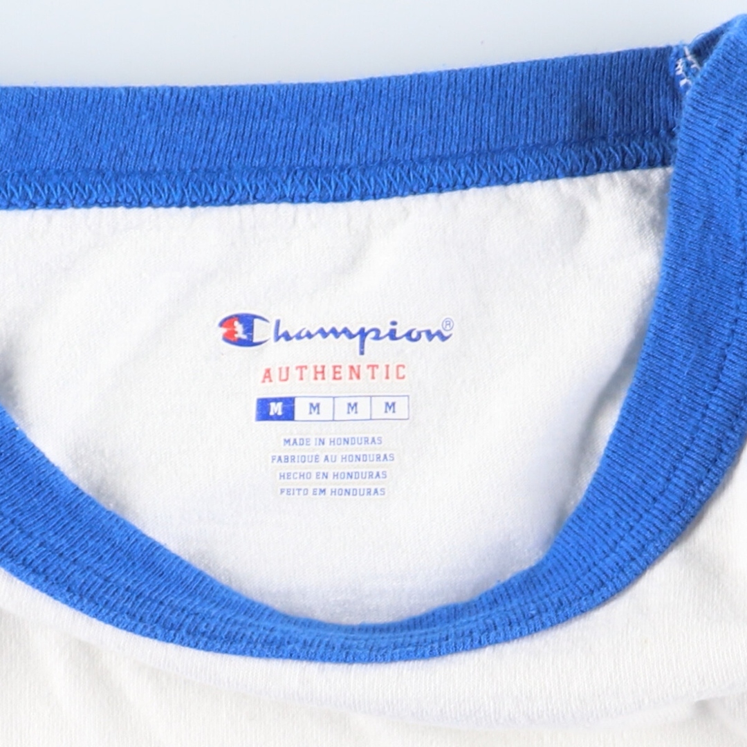 Champion(チャンピオン)の古着 チャンピオン Champion 七分袖 ラグランTシャツ メンズM /eaa430130 メンズのトップス(Tシャツ/カットソー(半袖/袖なし))の商品写真