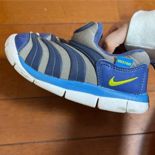 ナイキ(NIKE)のセット割あり！記名あり　NIKE ダイナモフリー　ブルー　16cm(スニーカー)