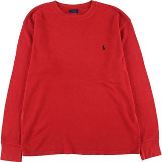 ラルフローレン(Ralph Lauren)の古着 ラルフローレン Ralph Lauren POLO RALPH LAUREN SLEEPWEAR サーマルロンT ワッフル メンズM /eaa430232(Tシャツ/カットソー(半袖/袖なし))