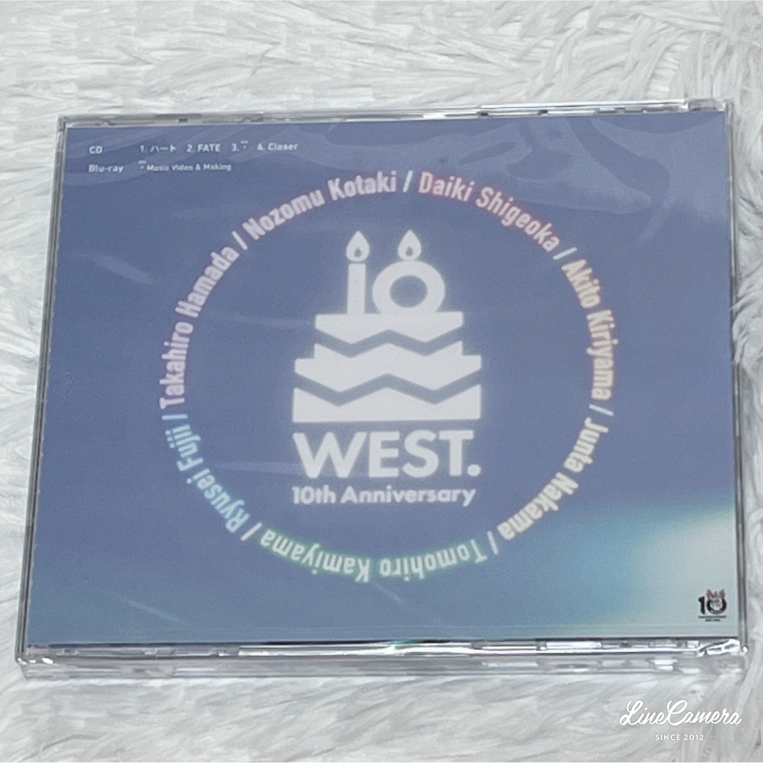 Blu-ray WEST. ハート/FATE 通販限定盤 新品未開封 エンタメ/ホビーのCD(ポップス/ロック(邦楽))の商品写真
