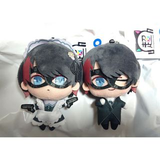 はたらく超学生 パンクメイド & 執事 マスコットぬいぐるみ(キャラクターグッズ)