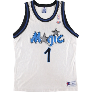 古着 90年代 チャンピオン Champion NBA ORLANDO MAGIC オーランドマジック メッシュタンクトップ ゲームシャツ メンズXL ヴィンテージ /eaa428344