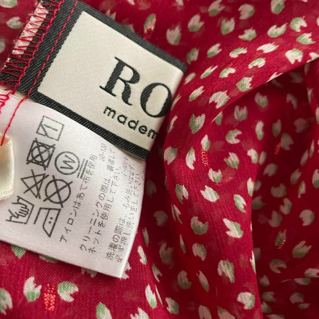 ROPE’(ロペ)の26 ロペ ROPE 花柄 フラワー ワンピース シャツ ロング レディースのワンピース(ロングワンピース/マキシワンピース)の商品写真