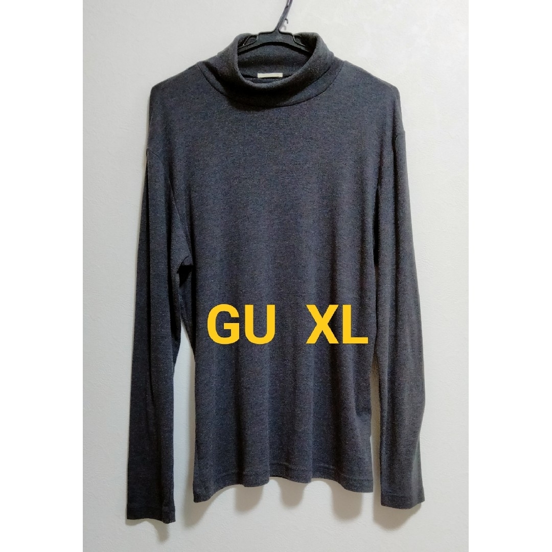 GU(ジーユー)のメンズ 長袖  GU  ハイネックXL メンズのトップス(Tシャツ/カットソー(七分/長袖))の商品写真