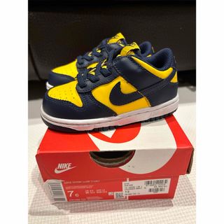 ナイキ(NIKE)のNIKE DUNK LOW (TDR) ミシガン キッズ 13cm(スニーカー)