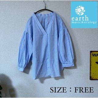 earth music&ecology ワイドシルエット プルオーバー ブラウス