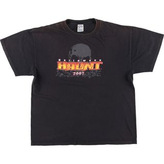 古着 00年代 DELTA プリントTシャツ メンズL /eaa445329(Tシャツ/カットソー(半袖/袖なし))