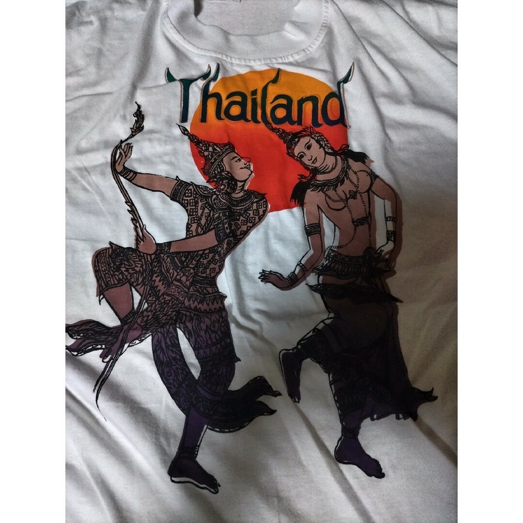 タイ仏教Ｔシャツ　古着 メンズのトップス(Tシャツ/カットソー(半袖/袖なし))の商品写真