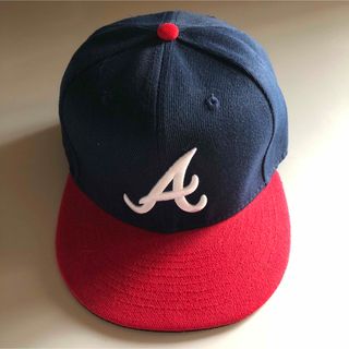 ニューエラー(NEW ERA)のニューエラ アトランタブレーブス 7 1/4 USA製(キャップ)