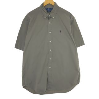 ラルフローレン(Ralph Lauren)の古着 ラルフローレン Ralph Lauren BLAKE 半袖 ボタンダウンシャツ メンズL /eaa445184(シャツ)