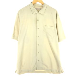 古着 トミーバハマ TOMMY BAHAMA 半袖 シルクシャツ メンズL /eaa445192(シャツ)