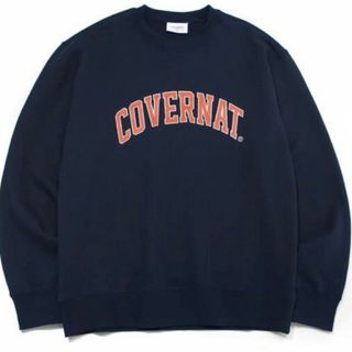 COVERNAT  裏起毛 スウェット 韓国 カバーナット アーチ ネイビー