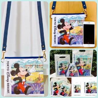 ディズニー(Disney)の最新❗ディズニーリゾート　お土産袋柄　ショルダーバッグ(ショルダーバッグ)