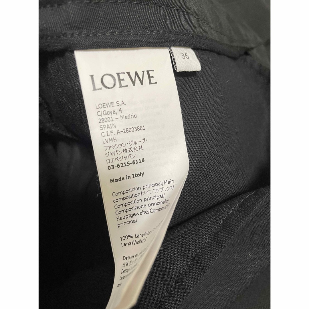 LOEWE(ロエベ)のLOEWE キャロットトラウザーズパンツ レディースのパンツ(その他)の商品写真