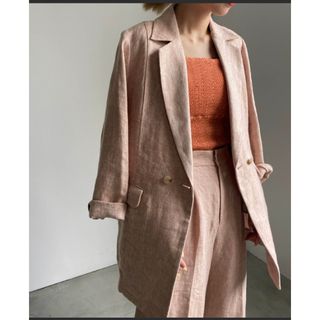 アメリヴィンテージ(Ameri VINTAGE)のAMERI RUSTIC LINEN JACKET(テーラードジャケット)