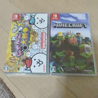 【新品・未開封品】Minecraft・ふたりでにゃんこ大戦争　switch(家庭用ゲームソフト)