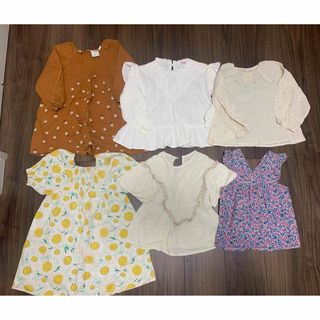 ザラキッズ(ZARA KIDS)の花柄　ワンピース　まとめ売り(ワンピース)