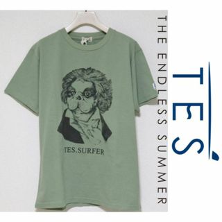 エンドレスサマー(THE ENDLESS SUMMER（TES）)の新品【TES エンドレスサマー】THE BUHI フレブル犬 Tシャツ M(Tシャツ/カットソー(半袖/袖なし))