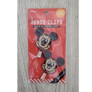 ディズニー(Disney)の新品　ミッキーマウス前がみクリップ(バレッタ/ヘアクリップ)